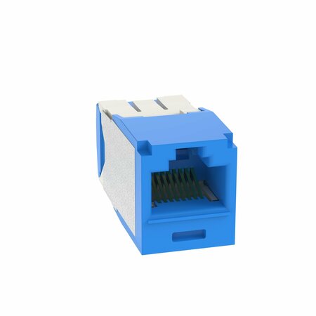 PANDUIT 100PK UTP MODULE CAT6A 8P 8W UNIV BLUE CJ6X88TGBU-C